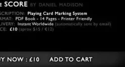 [Magic Video] The Score by Daniel Madison