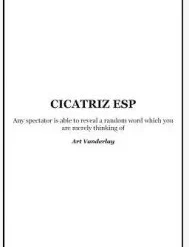 [Magic Video] Cicatriz ESP by Art Vanderlay