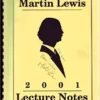 [Ebook] 2001 Lecture Notes by Martin Lewis