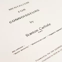 [Ebook] Mentalism For Connoisseurs by Stanton Carlisle
