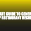 [Magic Video] Ultimate Guide To Generating Lots Of Restaurant Residencies - The Netrix.