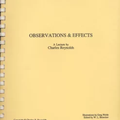 [Ebook] Charles Reynolds - Observations & Effects.