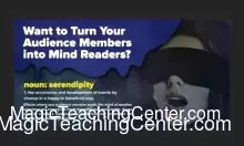 [Magic Video|Mentalism & Hypnosis] Serendipity by Cris Johnson.