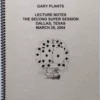 [Ebook] The Second Super Session by Gary Plants (Lecture Notes )