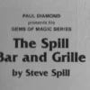 [Ebook] The Spill Bar and Grill by Steve Spill.