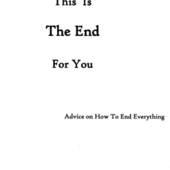 [Ebook] This Is The End for You by Curtis Kam ( Instant Download )