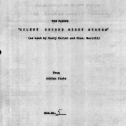 [Ebook] Silent Second Sight System by Adrian Plate