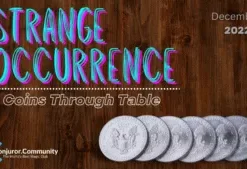 [Magic Video] Strange Occurrence: Coins Through Table - Conjuror Community.
