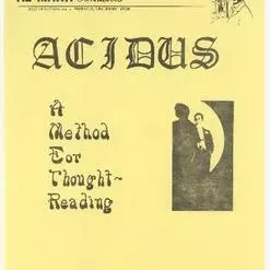 [Ebook] Al Mann - Acidus - A Method for Thought Reading