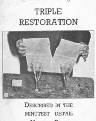 [Magic Video] Triple Restauration By Victor Farelli