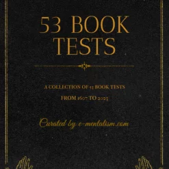 [Ebook] 53 Book Tests by E-Mentalism ( Instant Download )