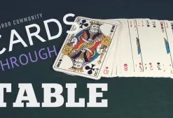 [Magic Video] Cards Through Table by Conjuror Community.