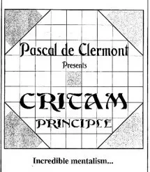 [Magic Video] CRITAM Principle by Pascal de Clermont