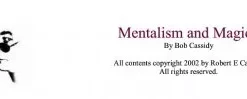 [Magic Video] Mentalism And Magick by Bob Cassidy