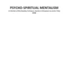 [Ebook] Jerome Finley - Psycho Spiritual Mentalism ( Instant Download )
