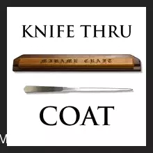 Knife thru Coat by Mikame – (gimmick not included)