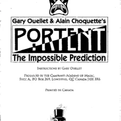 [Ebook] Portent by Alain Choquette