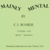 [Ebook|Mentalism & Hypnosis] Mainly Mental Volume one Billets by C. L. Boarde ( Instant Download )