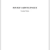 [Ebook] Rafael Benatar - DOUBLE-CARD TECHNIQUE