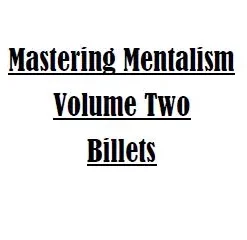 [Ebook] Sam Wooding – Mastering Mentalism Vol. 2 Billets ( Instant Download )