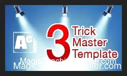 [Magic Video] 3 Trick Master Template by Conjuror Community.