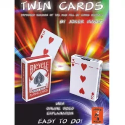 [Magic Video] Twin Cards by Joker Magic (Online Instructions)