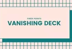 [Magic Video] Vanishing Deck by Conjuror Community.