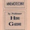 [Ebook] Mnemotechny by Henri Garenne