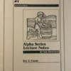 [Ebook] Alpha Series Lecture Notes (Set 2 - Cards) by Ian Rowland ( Instant Download )