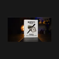 Pierced magic trick: pen through bill illusion