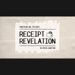 Receipt Revelation mentalism trick by David Jonathan