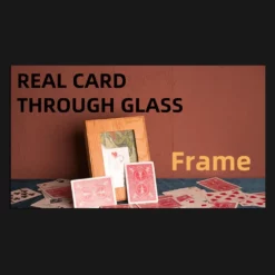 Yang Lei Real Card Through Glass Magic Trick