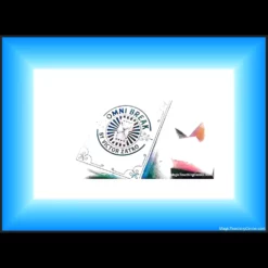 Close-up of the Victor Zatko Omni Break gimmick displaying a deck of playing cards visibly broken and separated into six solid, distinct blocks, held in a magician's hand.