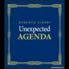 Book cover for 'Unexpected Agenda' by Roberto Giobbi, a comprehensive instant download guide to advanced card magic, sleight of hand, and deception techniques.
