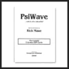 Cover of Rick Maue's Psi Wave instant download mentalism manuscript, detailing 7 effects, a guide to Equivoque, The Magician's Choice, and including 5 Jumbo ESP Cards.