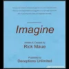 Cover image for Imagine by Rick Maue, an instant download mentalism manuscript teaching impromptu mind reading effects without gimmicks.