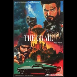 The Grail by Peter Turner product graphic featuring the title and elements symbolizing prop-less mentalism and mind-reading techniques.