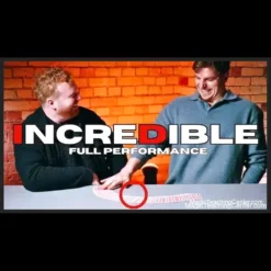 Christian Grace performing 'Incredible,' an examinable Invisible Deck magic trick with a deck of playing cards.