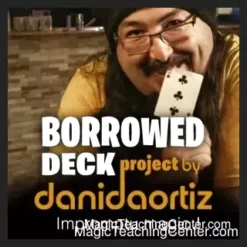 Dani DaOrtiz performing close-up card magic with a borrowed deck, demonstrating techniques from his Borrowed Deck Project COMPLETE instant download.