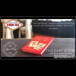 John Morton's "The Baby Book" instant download magic trick, featuring a children's picture book cover.