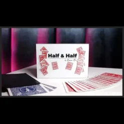 Kimoon Do: Half & Half magic trick tutorial download thumbnail, illustrating the visual effect of an object or card splitting and restoring.