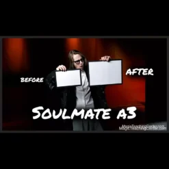 Promotional image for Hide & Sergey Koller's Soulmate, an instant download A3 magic device for performing mentalism, comedy, drawing duplication, and word force routines.