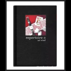 Asi Wind REPERTOIRE II Ebook cover featuring advanced card magic techniques and secrets for professional magicians.