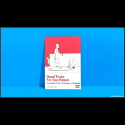 Ebook cover for 'Good Tricks for Bad People' by Kevin Ho and Harapan Ong, showcasing a playful, mischievous, and adult-themed collection of magic routines.