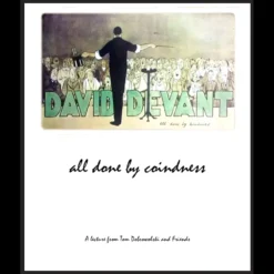 Ebook cover for 'All Done by Coindness,' a guide to semi-automatic coin magic tricks and illusions, available for instant digital download.