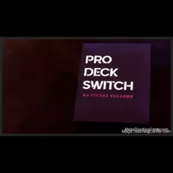 Pierre Velarde performing the Pro Deck Switch, showcasing an instant, touchless card deck transformation from a regular deck to blank cards. Magic video tutorial for professional magicians. Instant digital download.