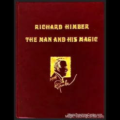 Ebook cover for 'Richard Himber The Man and His Magic' by Ed Levy, featuring a vintage-style illustration of Himber, available for instant digital download.