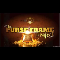 Craig Petty demonstrating purse frame magic routines with coins and cards from 'The Purse Frame Project' instant video download.