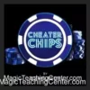Craig Petty demonstrating the Cheater Chips magic trick with poker chips, showcasing a visual teleportation effect.