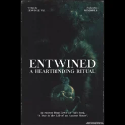Cover image for 'Entwined by Lewis Le Val,' a propless mentalism routine for couples, showcasing a mystical aesthetic. Available as an instant digital download.